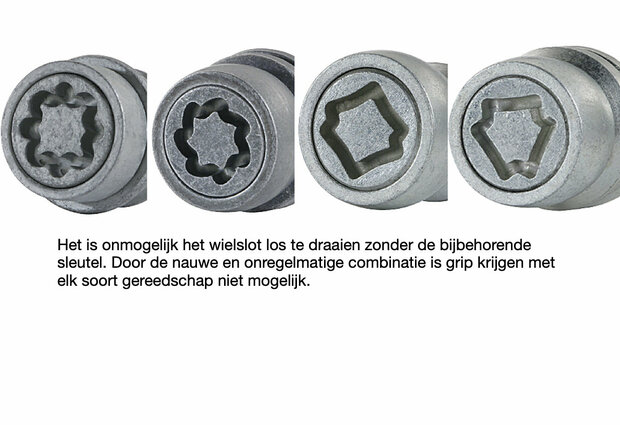 Dragonslock Velgenslot - BWM 5 serie 2003-2009 - Kleur Zwart